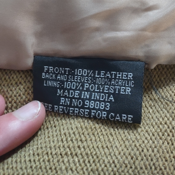 Vintage Suede & Knit Jacket - Picture 5 of 5